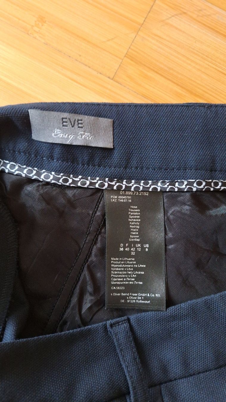 S.Oliver Pantaloni: S.Oliver Hose/38 – Usato da Wattwil venduto da Siedlergreen 3
