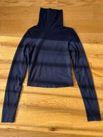 Damen Rollkragenpullover Dunkelblau Grösse S