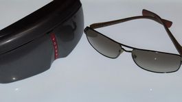 Linea rossa Sonnenbrille Prada Pilotenbrille Aviator braun