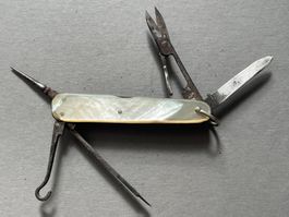 Antikes Perlmutt-Sackmesser 71 mm