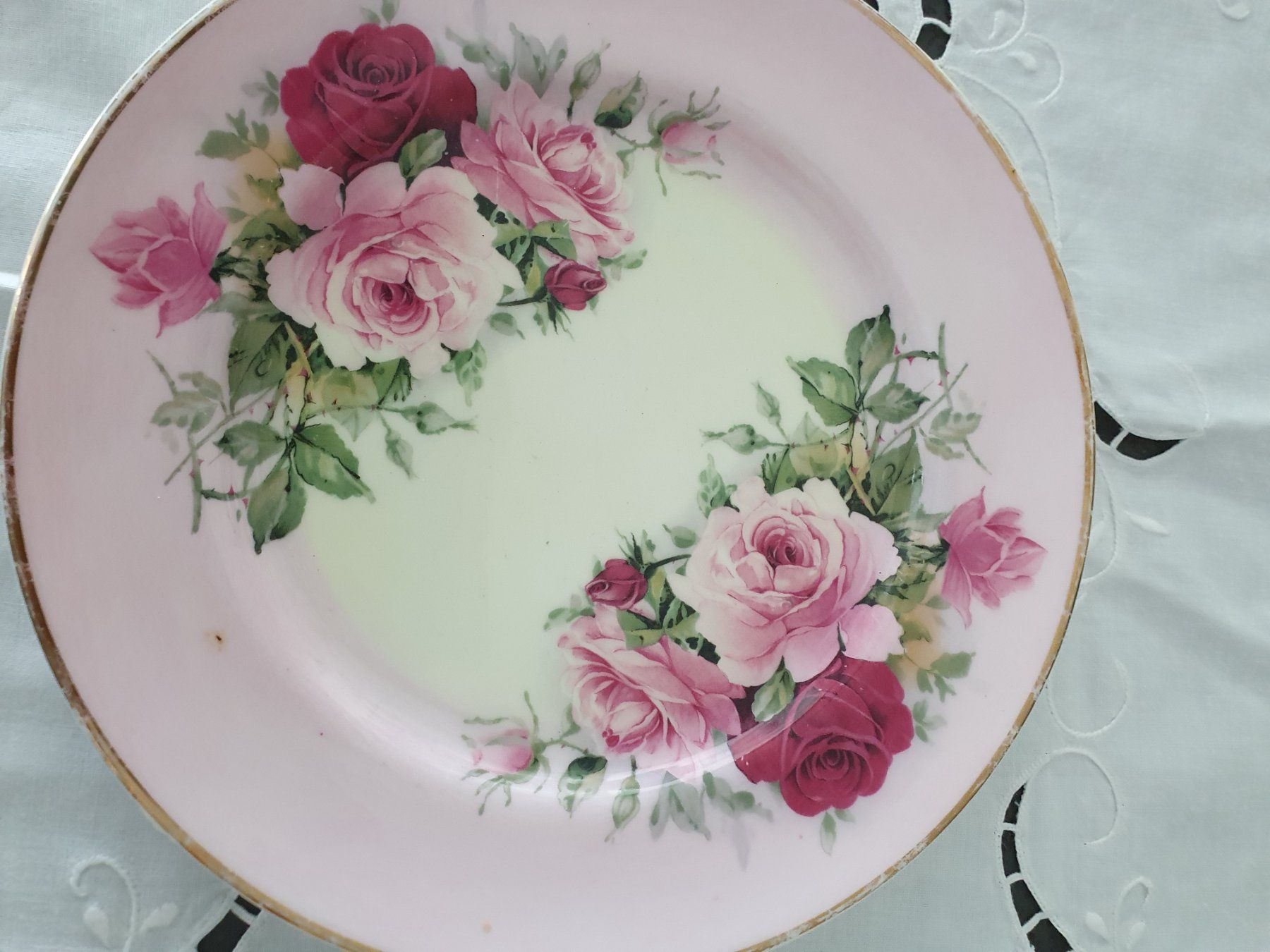 Piatti: 2 Teller mit Blumenmuster guter Zustand – Usato da Reinach venduto da 3Guggerli 6