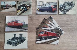 Fotos von Lokomotiven und Drehgestellen