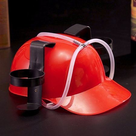 Trinkhelm in Rot Party Gag Fasnacht Show