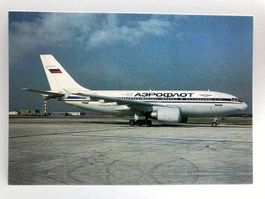 Postcard Airbus A310-308 Aeroflot