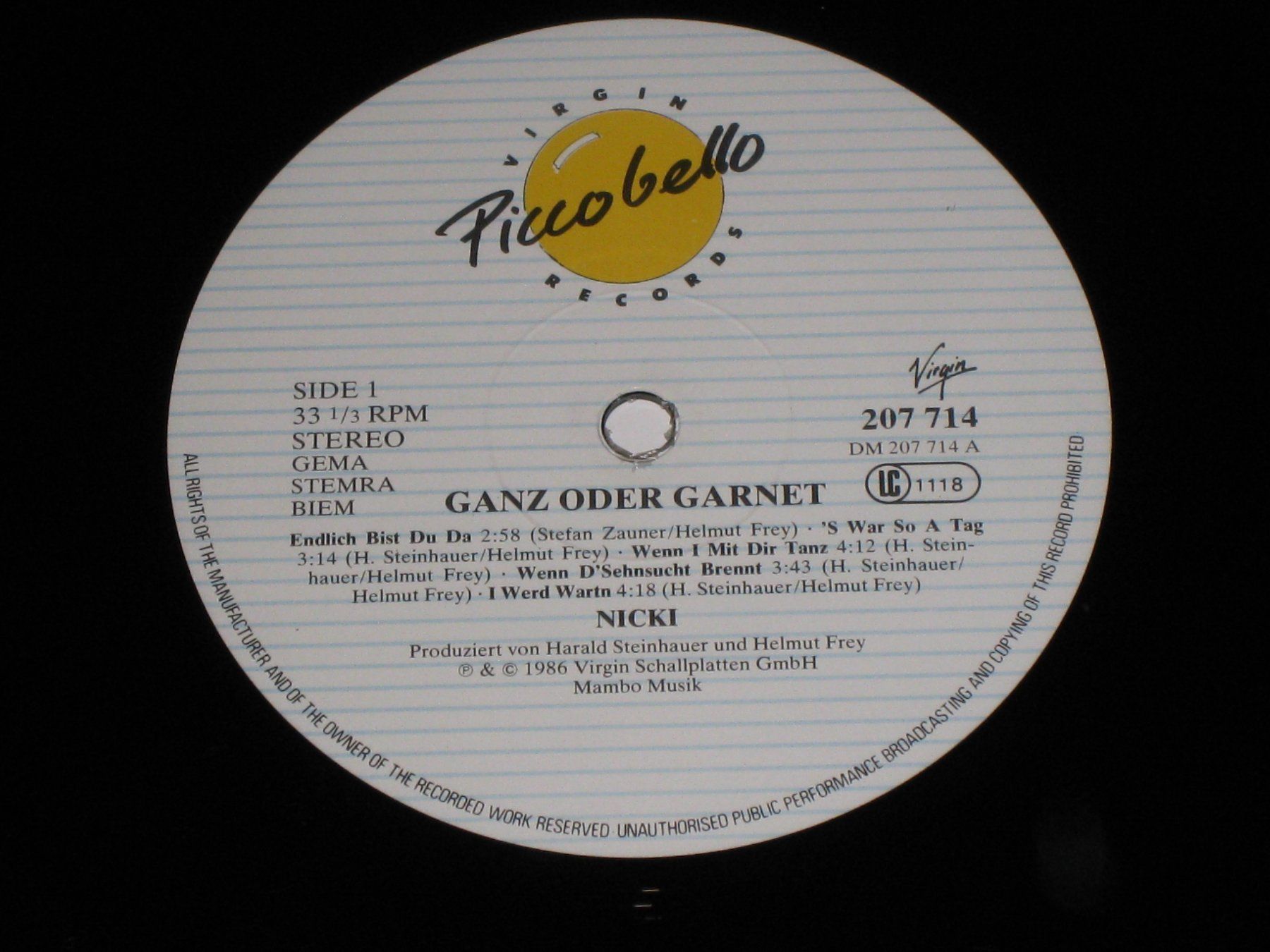 Schallplatten: 2 LP NICKI - GANZ ODER GAR NET / KLEINE WUNDER – Gebraucht aus Steckborn von Quo7 4