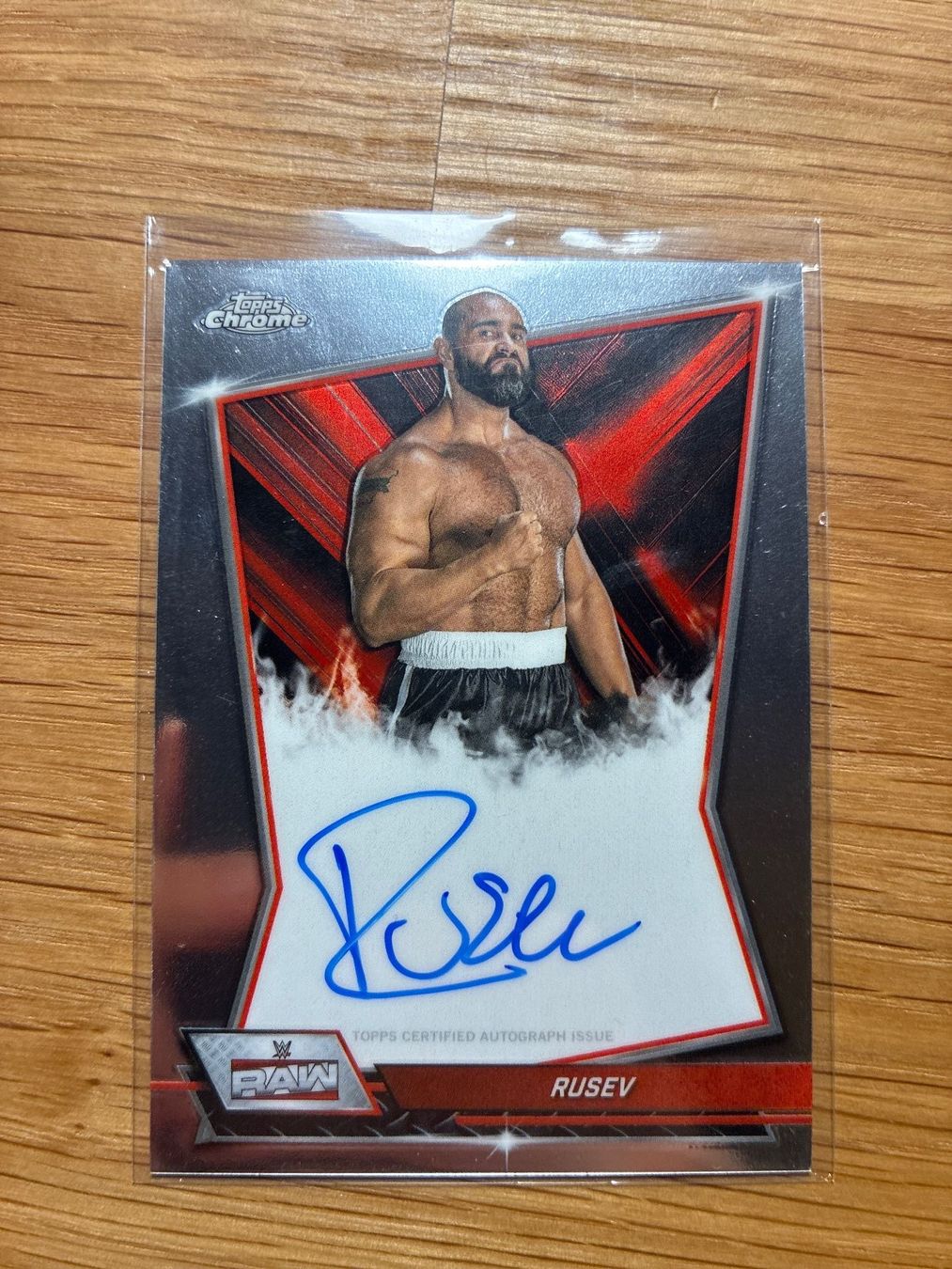 Topps Carte collezionabili: Topps Chrome WWE Rusev On-Card Autogramm – Usato da Wangenried venduto da Garagara