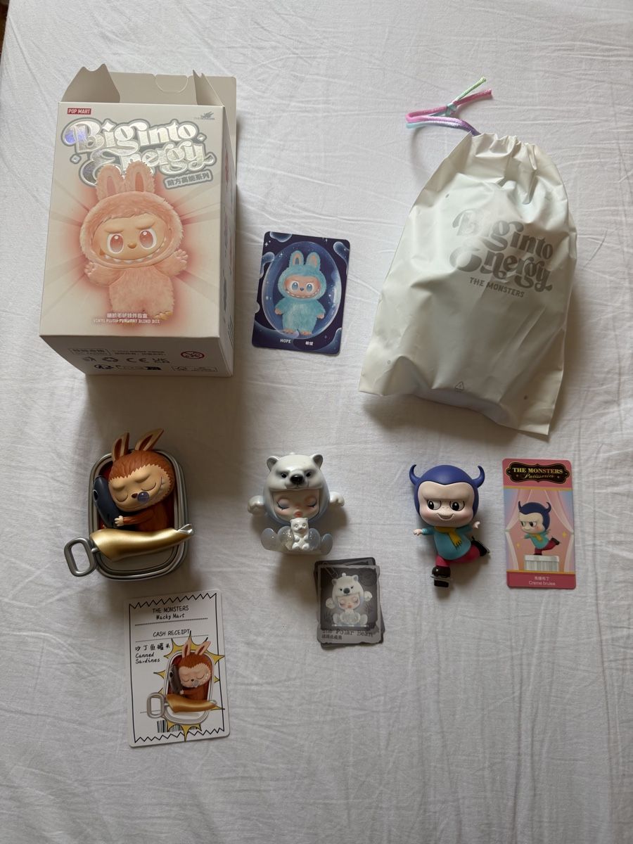 Pop Mart Statuette: 4 figurine. Labubu - Skullpanda - The monsters – Nuovo (secondo la descrizione) da Concise venduto da Lae99