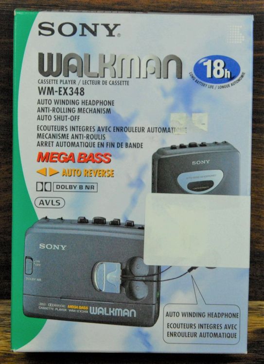 Sony Walkman WM-EX26 – Cassette – Noir – Fonctionne (courroie Neuve)