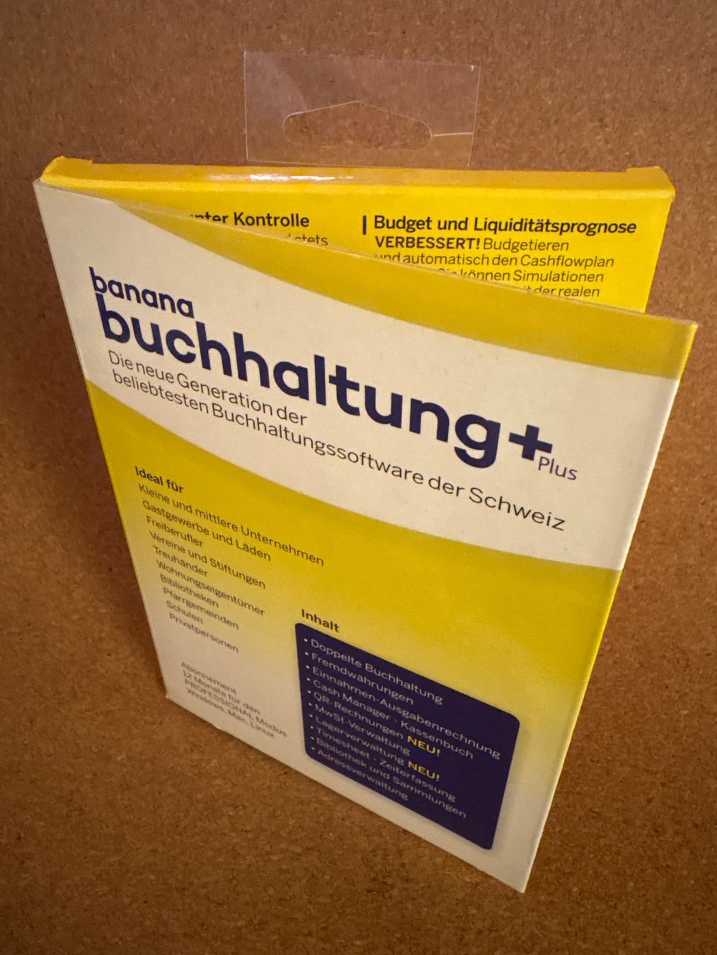 Software: Banana Buchhaltung+ Plus Software neu 12 Monate – Neu und originalverpackt aus Chur von smart.shopper