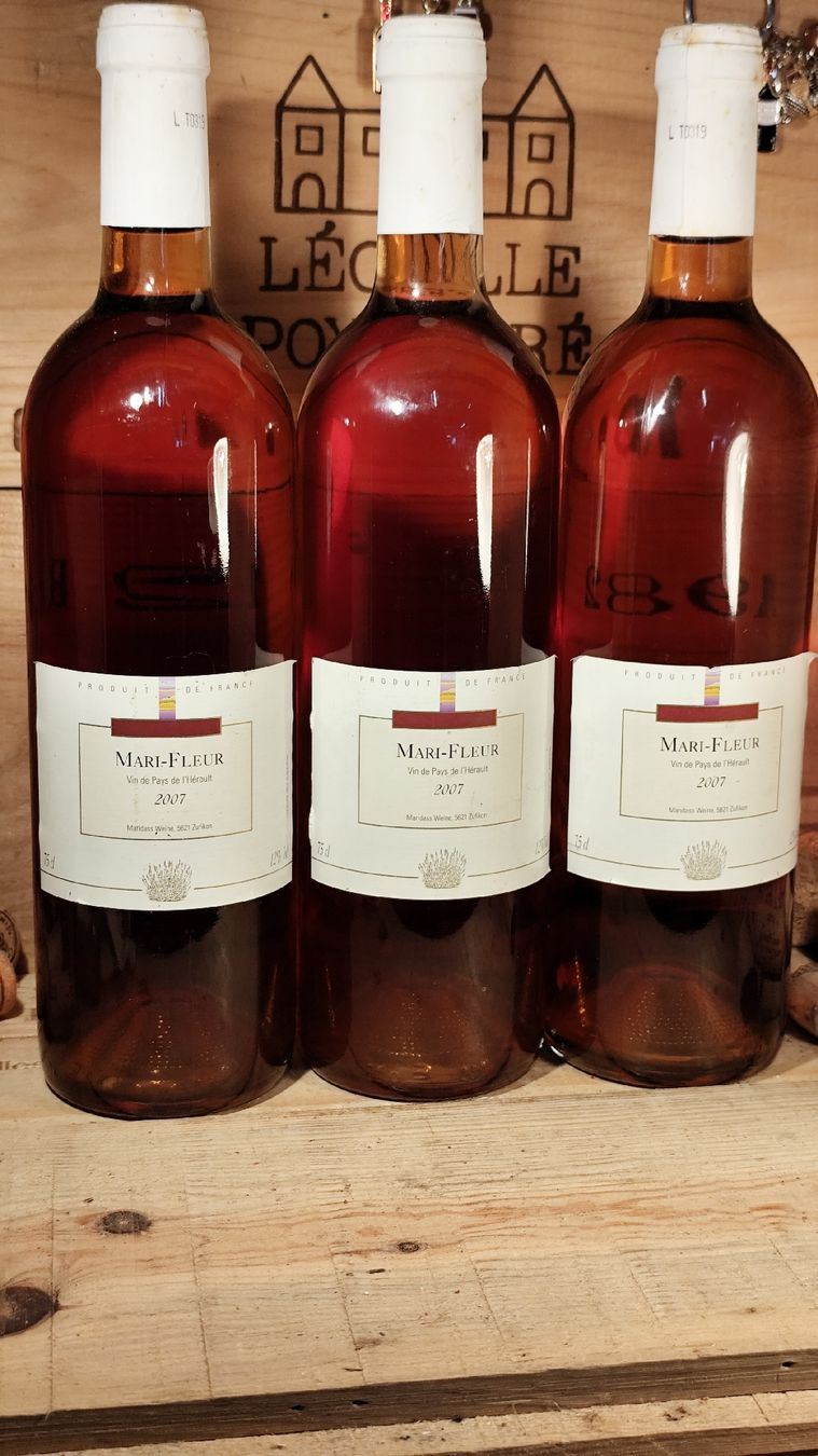Vino: 3 x 2007 Mari-Fleur Rosé – Nuovo (secondo la descrizione) da Büsserach venduto da Vintage-vins 2