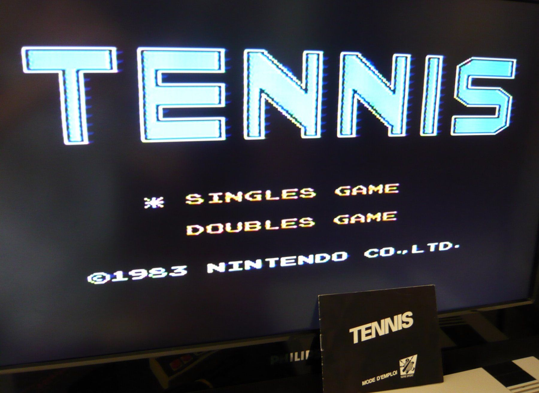 Nintendo Giochi: NES : Tennis 1986 + MODE D'EMPLOI !! – Usato da Onex venduto da Jaguar1986 4