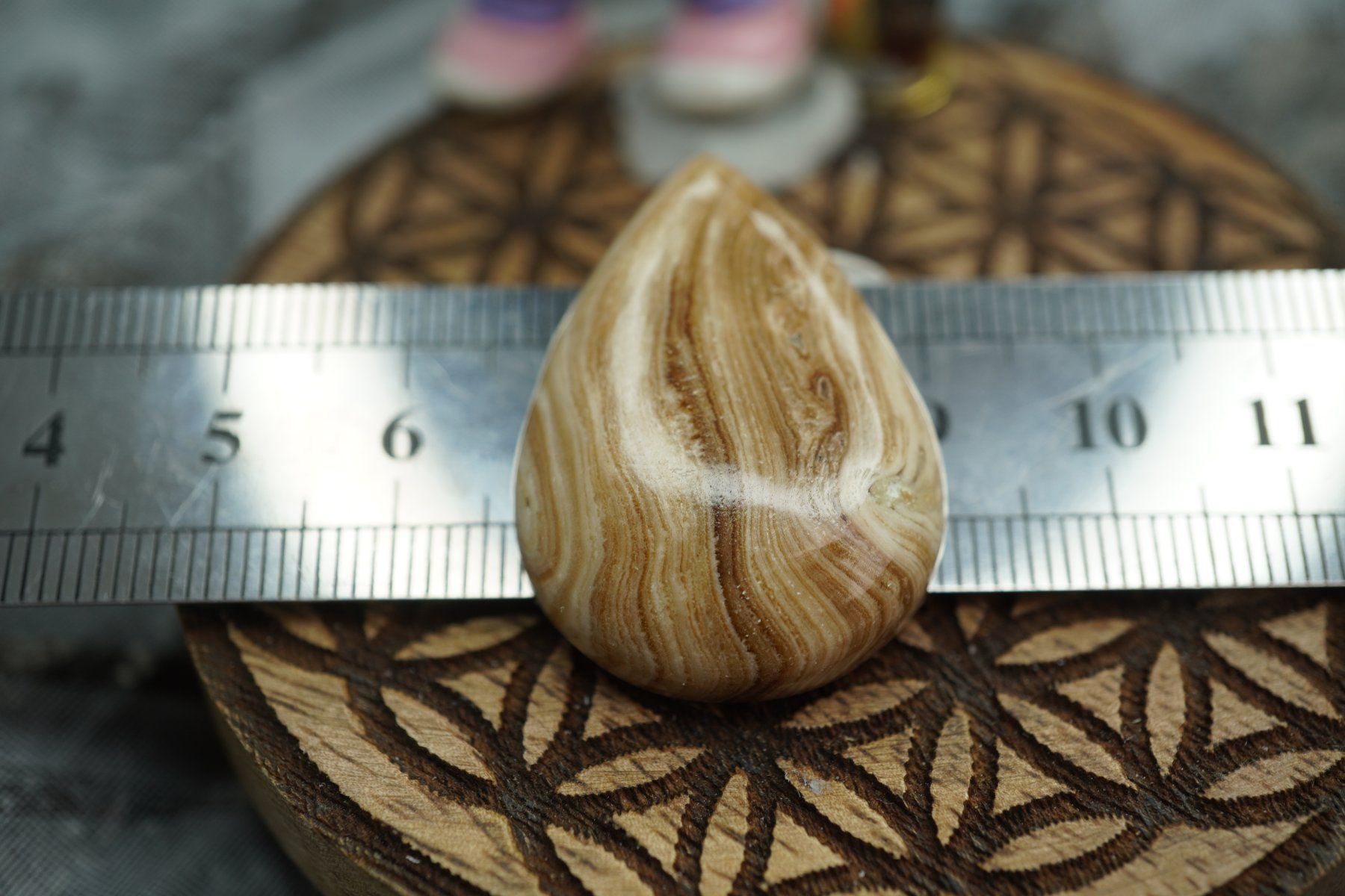 Ketten: Aragoniot  33mm Cabochon ab  1.-     Räumung – Neu und originalverpackt aus Eschenbach SG von topstone