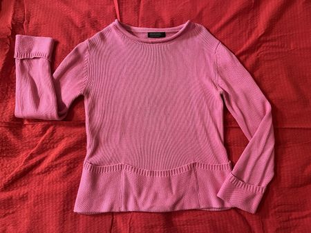 RedRose Damenpullover rosa 100% Baumwolle Gr. S