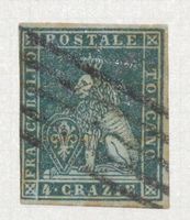 Briefmarke Italien / Toskana