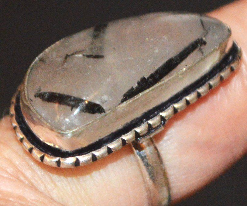 Anelli: Ring L-3512 –Schwarzer Rutil 17cm Innendurchmesser – Nuovo e nell'imballaggio originale da Goldiwil (Thun) venduto da han_v5b7 1