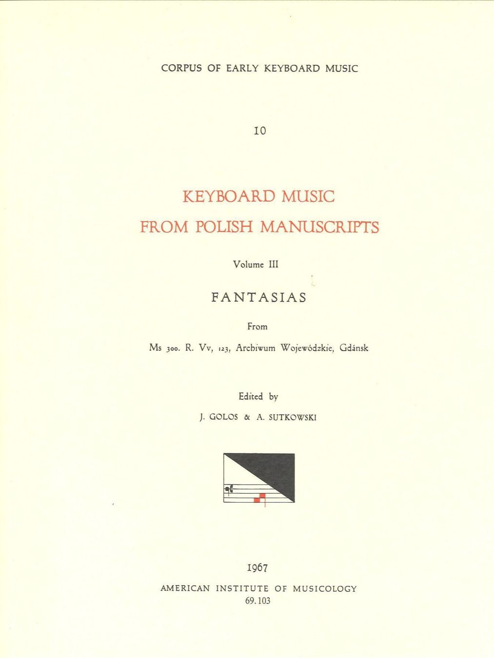 Libri: Keyboard Music from Polish Manuscripts – Nuovo (secondo la descrizione) da Neuchâtel venduto da Babotschk