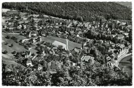 AK Ennetbaden Flugbild 1953