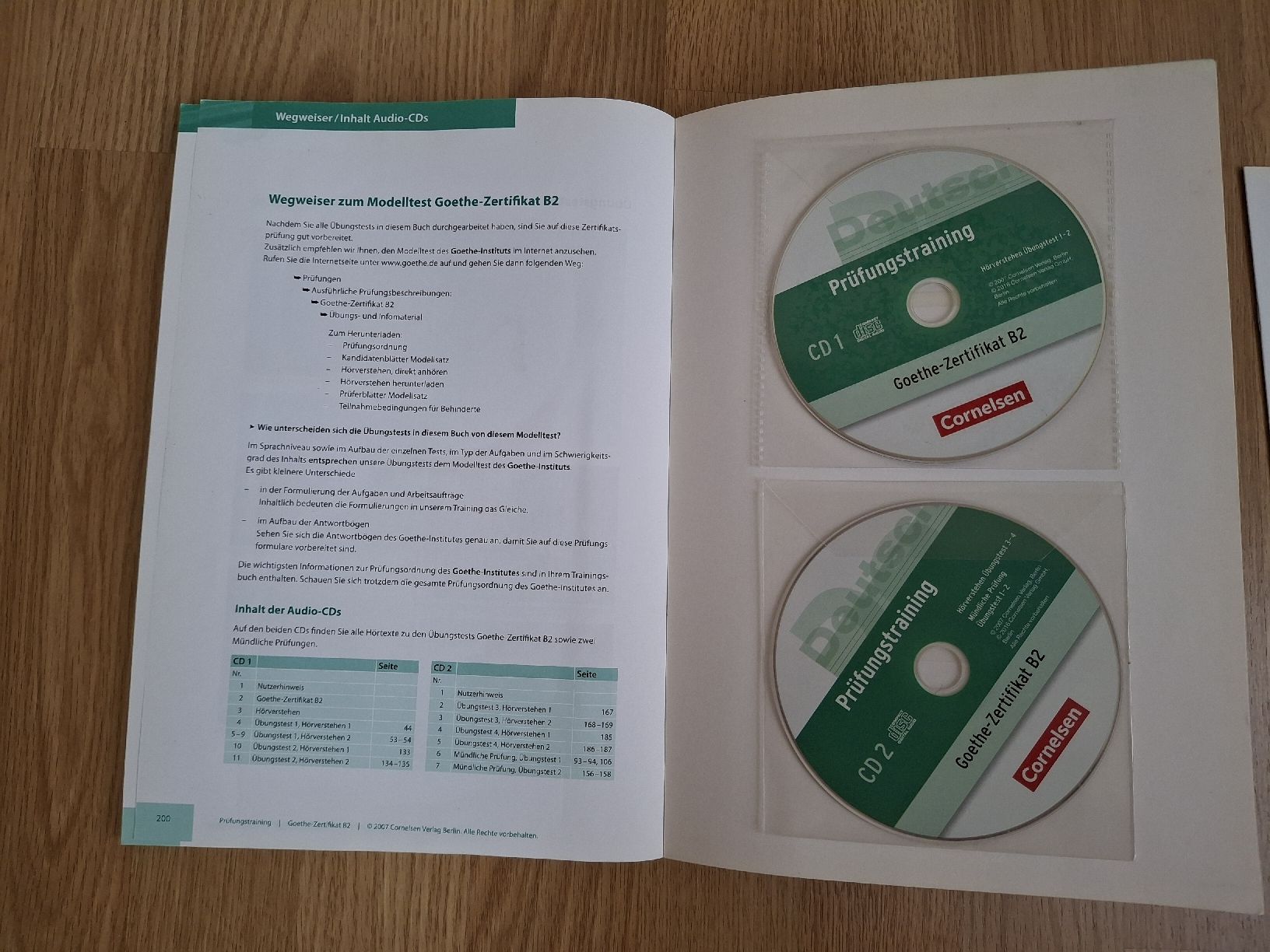 Libri: Goethe-Zertifikat A2 Prüfungstraining mit Audio-CD – Usato da Zürich venduto da wildflower26 2