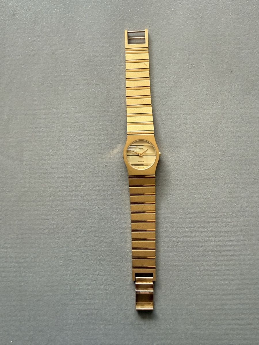 Montres: Montre PRIVE Quartz Or/Plaqué or – Défectueux à epalinges par Misterazz