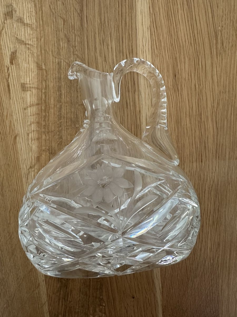 Caraffe: Kristallkaraffe mit Griff – Nuovo (secondo la descrizione) da Reichenburg venduto da Sannyblume 2