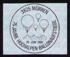 ATM 6_S-VO 3825 MÜRREN_75 JAHRE HOCHALPEN-BALLON_29.6.85 !