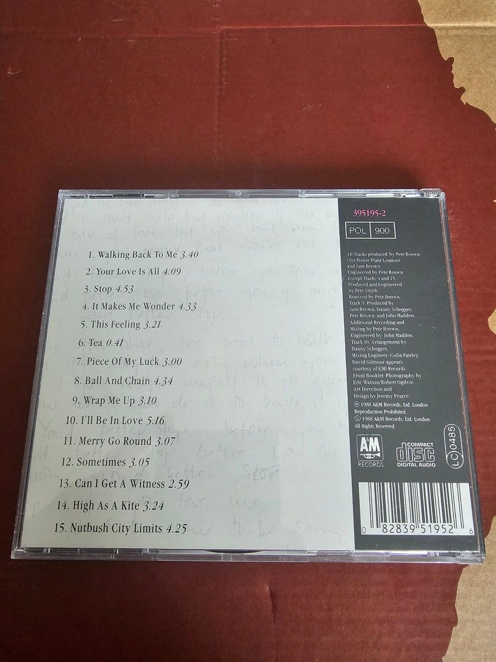 CDs: CD - Sam Brown – Stop! (1988) – Gebraucht aus Biberist von Foolio0 1