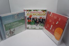 3 x Hörbuch Weihnachten Blechschaden + Engel/Esel + Kalender