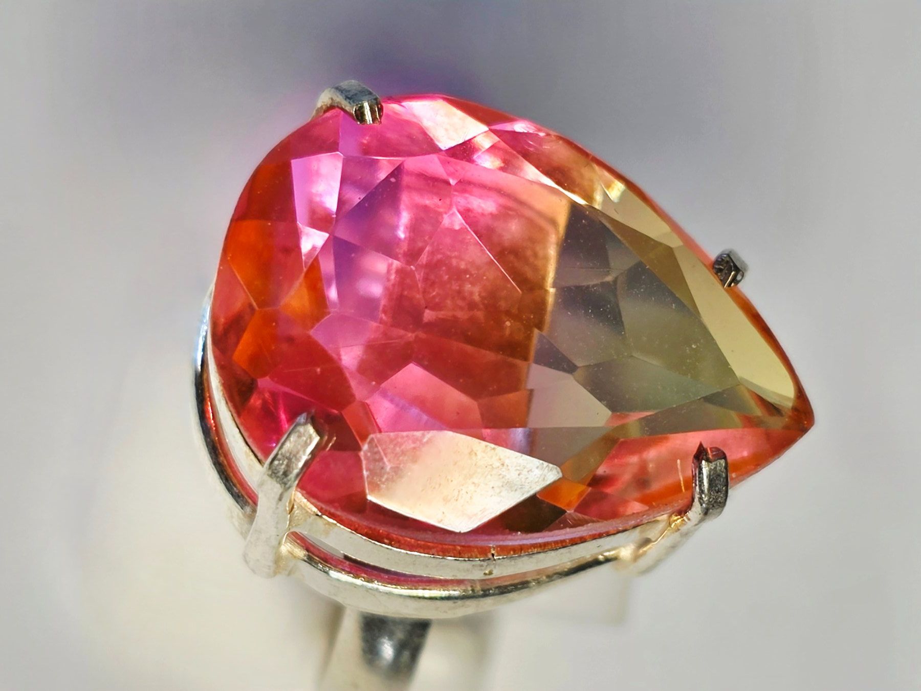Ringe: Rot-gelber Edelstein Ring – Neu (gemäss Beschreibung) aus Zürich von benedikt12 3