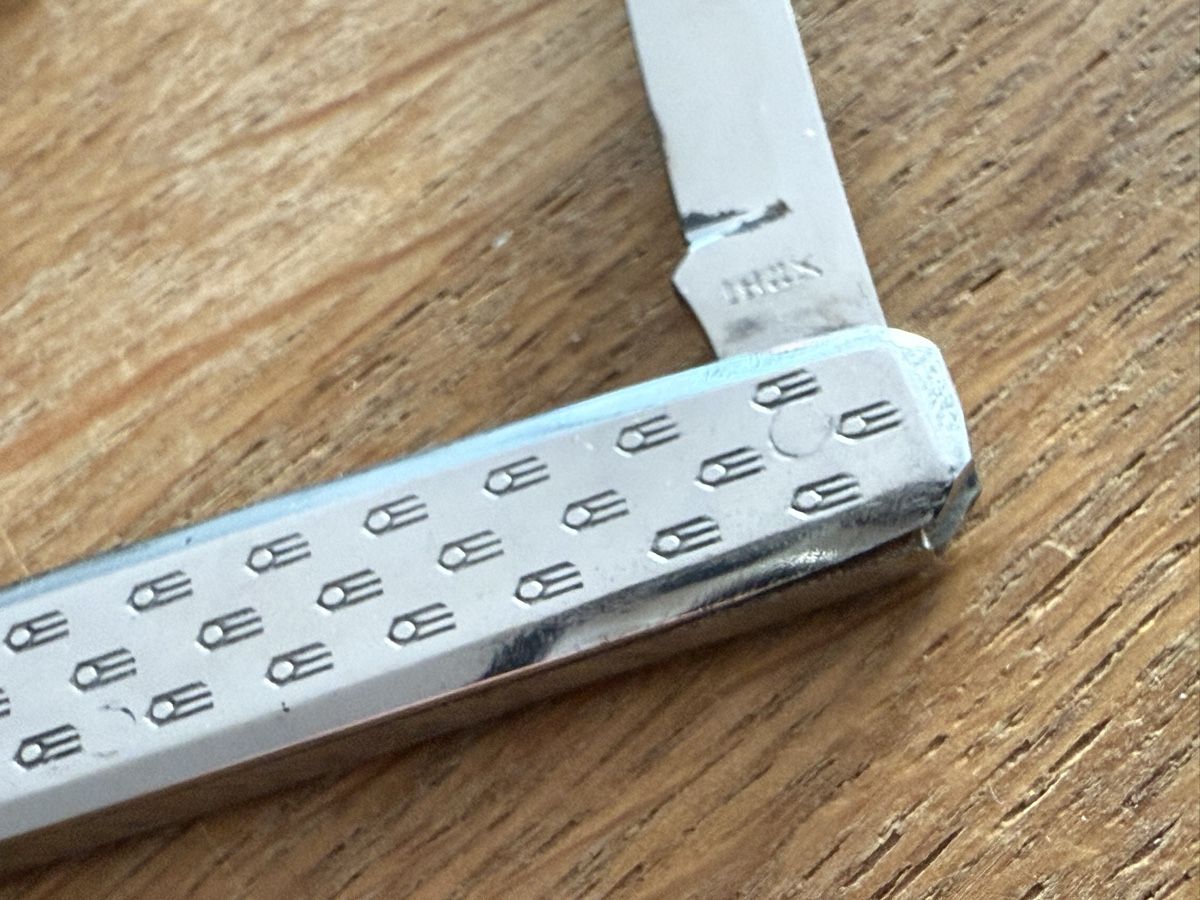 Taschenmesser: Antikes Taschenmesser Sackmesser Metal – Gebraucht aus Goldach von Messerguru 6