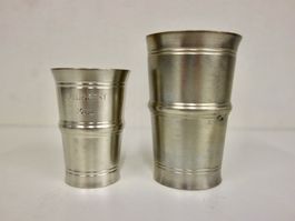Zinnbecher 240gr Zinn zum basteln Zinngiessen Silvester