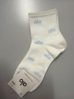 Alo Socken weiss 36-39  mit Logo Aufdruck neu