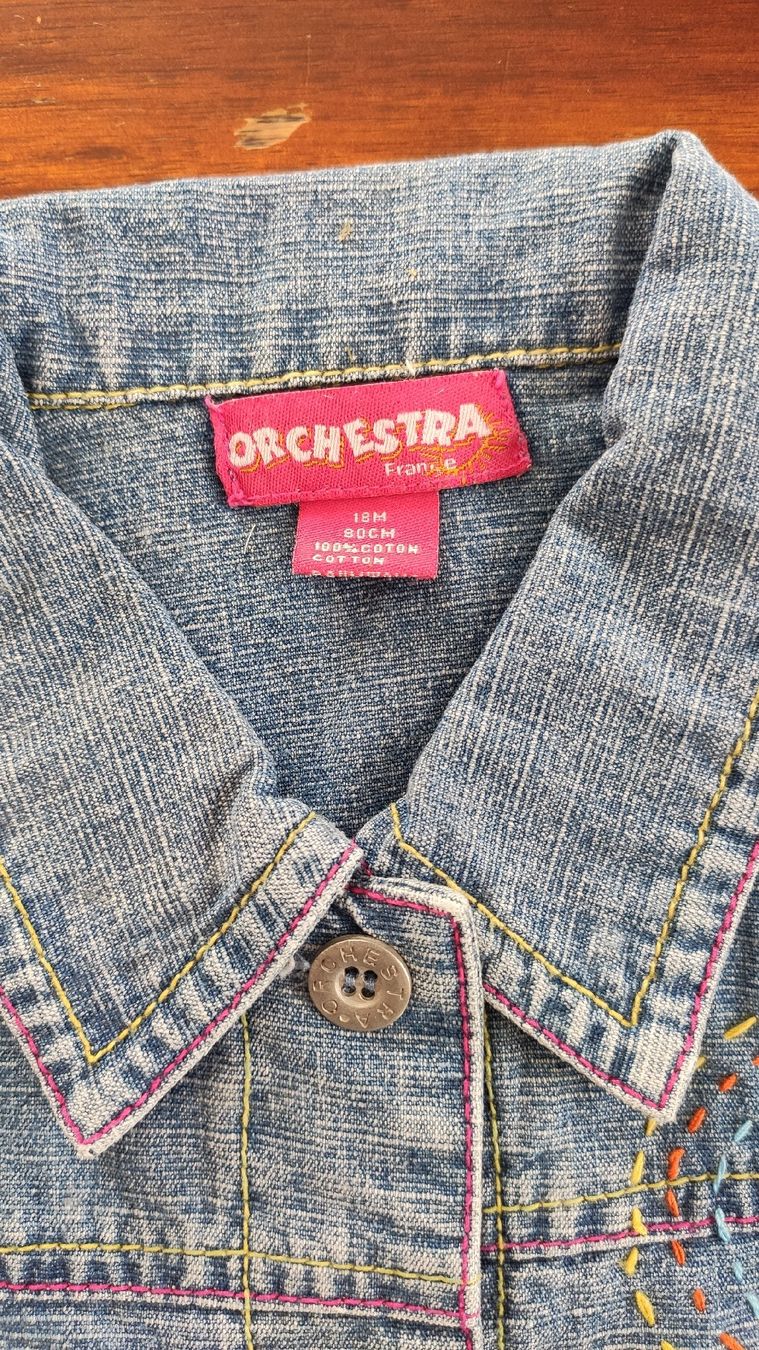 Jacken & Mäntel: Mädchen Jeansjacke, marke Orchestra, Grösse 18 monate – Gebraucht aus Wohlen AG von art_9qvl 1