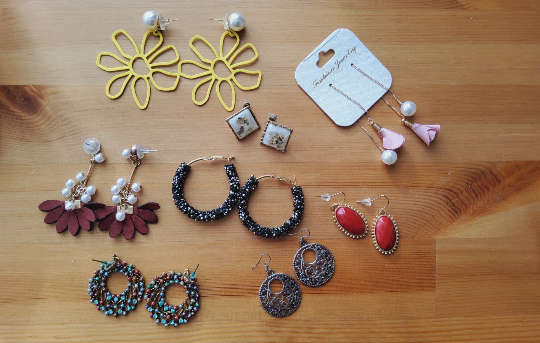 Orecchini pendenti & Orecchini a lobo: 8 pair Ohrringe/Earrings – Nuovo (secondo la descrizione) da Zollikerberg venduto da csstudentin