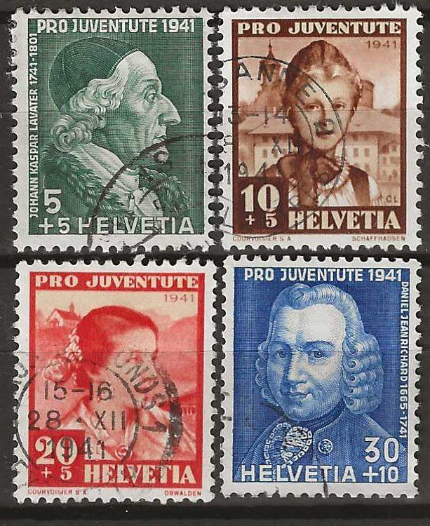 Tutti i francobolli: PJ041 - Pro Juventute 1941 obl. – Usato da Trélex venduto da Phil_Albert