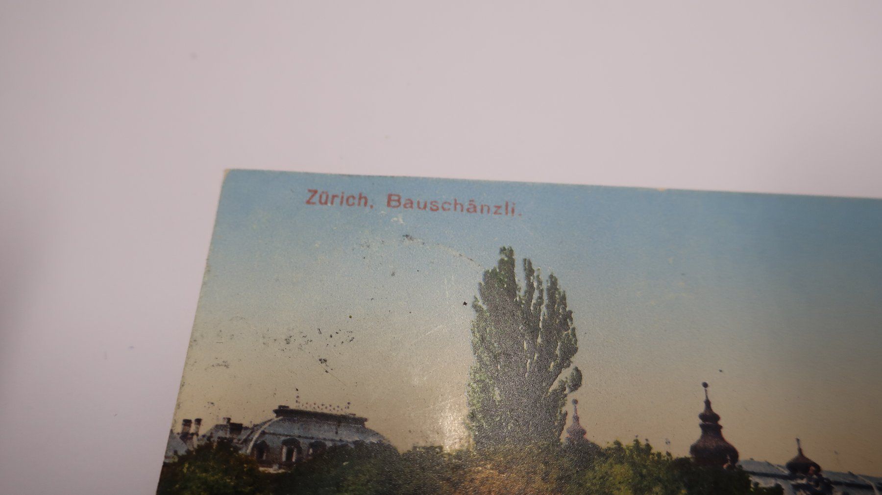 Cartoline postali: Zürich Bauschänzli  1911  Motorboote – Difettoso da Cormoret venduto da Pascalll2001 3