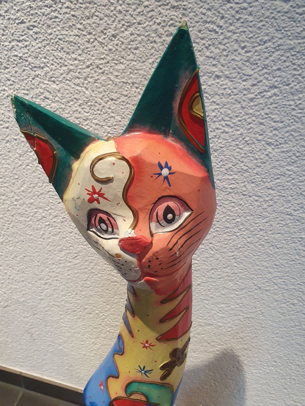 Tutte le decorazioni: Deko Katzen Holz, bunt bemalt, 2 Stück – Usato da Maschwanden venduto da ruth07 1