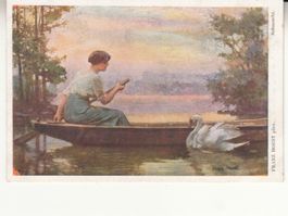 Künstlerkarte Sehnsucht ca. 1915