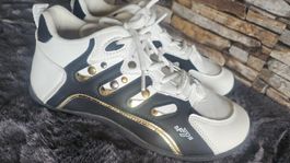 Schuhe, Gr. 38, Weiss/Schwarz, Top Zustand