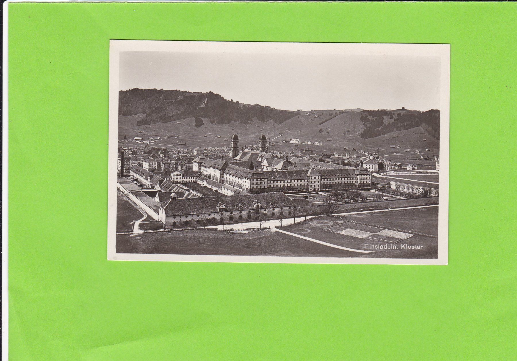 Ansichtskarten: Einsiedeln, Kloster – Gebraucht aus St. Peterzell von neckertal