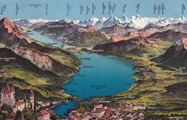 Thuner See Panorama 1928