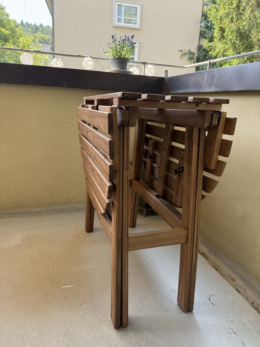 Tables: ASKHOLMEN IKEA Klapptisch Balkon/Terrasse – Neuf (Voir description) à Zürich par sunitaf