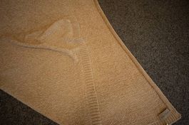 Winter Home Wohndecke in Beige  Strickoptik