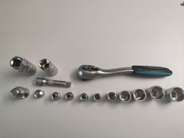 Steckschlüsselsatz 3/8 mit Knarre