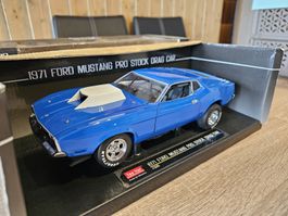 71'Ford Mustang Pro Stock Drag Car 1:18