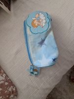 Etui Kinder blau mit Sternen und Engel Motiv Neu