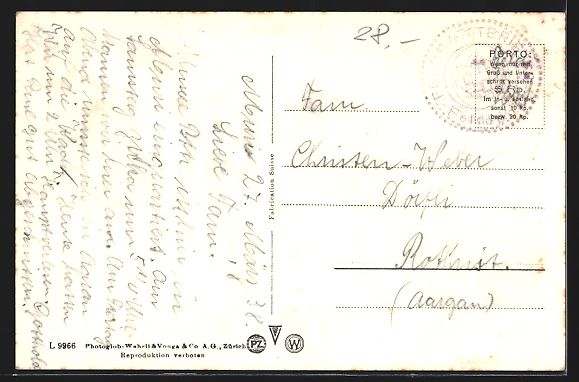 Cartoline postali: AK Muri, Katholische Kirche, 1938 – Usato da Berlin venduto da bartko-reher 1