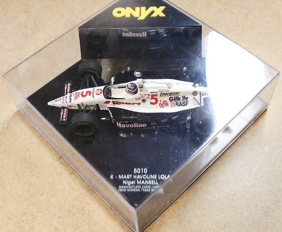 Onyx Modellini d'auto: Lola T93 von 1993 Nigel Mansell – Usato da Mörschwil venduto da Ferrari-V8