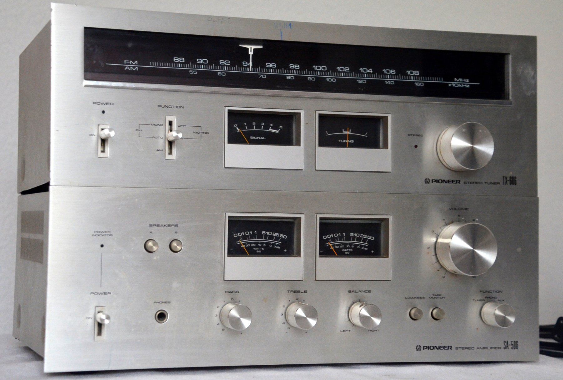 Pioneer Amplificatori: Pioneer Stereo Tuner TX-606 - Aplifier SA-506 – Difettoso da Collonges venduto da arashee 2