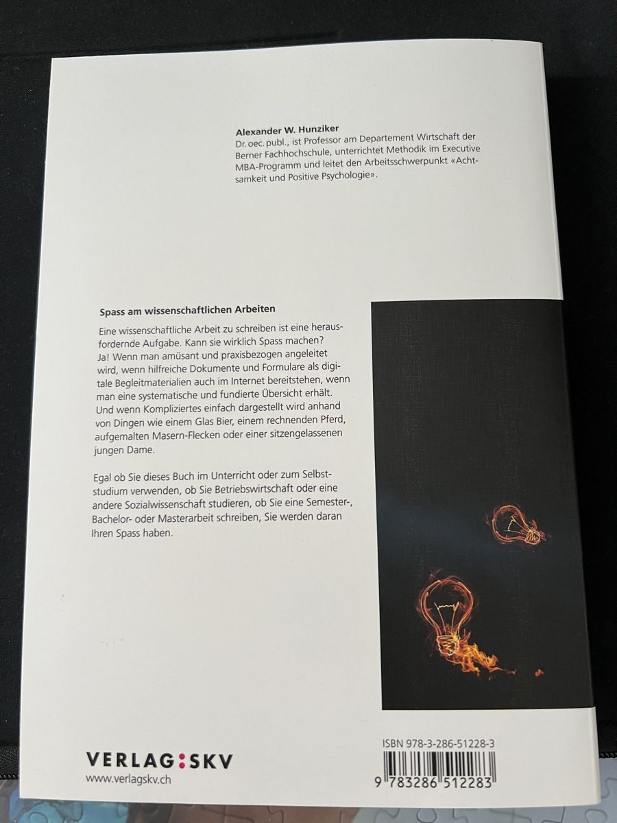 Bücher: Buch: Spass am wissenschaftlichen Arbeiten – Neu (gemäss Beschreibung) aus Jona von n.ferrari 2