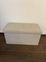 Gepolsterte Truhe / Sitzbank mit Stauraum